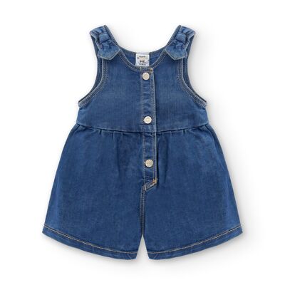 Texan baby dungarees with bows Ref: 77159