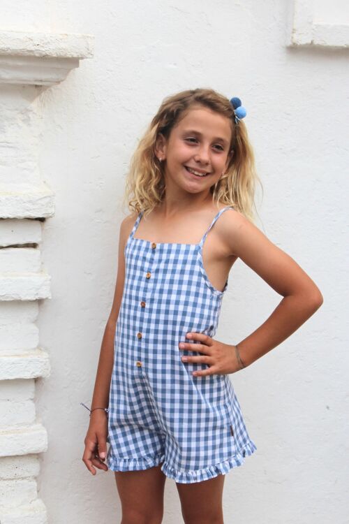 Cocote & Charanga girl's blue dungarees Ref: 51029