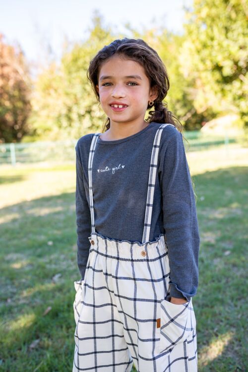 Cocote & Charanga girl's raw dungarees Ref: 51636