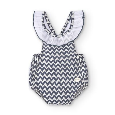 Charanga & Cocote navy newborn dungarees Ref: 51043