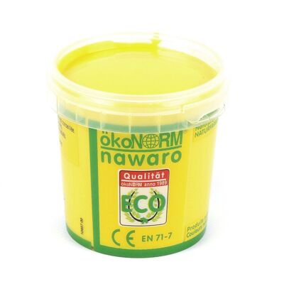 Pittura a dita nawaro, tazza 150g - giallo