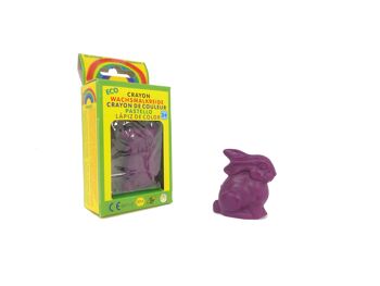 Figurine en cire "Buni" nawaro, violette 2