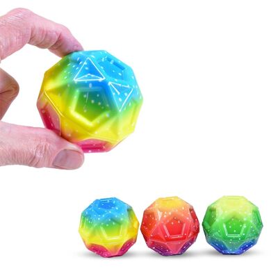 Mega High Bounce Ball, GEO, bunt glitzernden Ball/Flummi