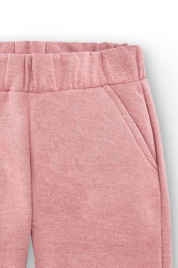 Pantalon fille rose Réf : 83053 4