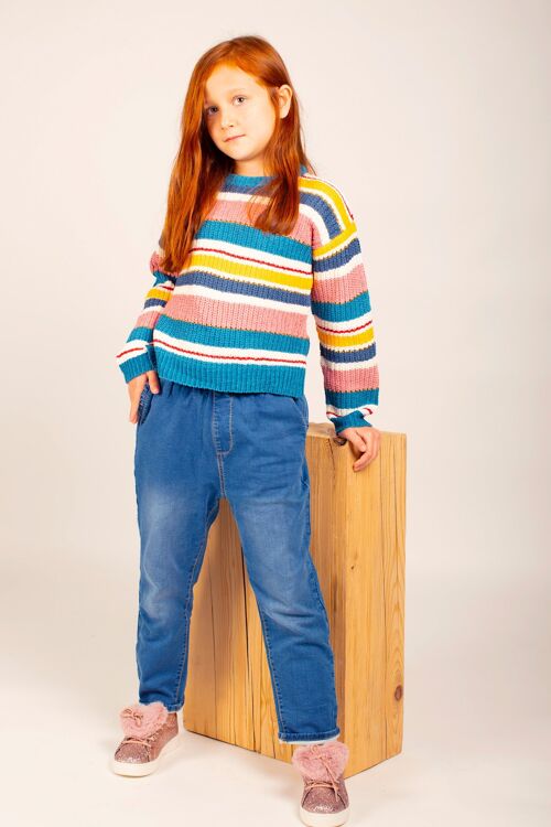 Girl's denim pants Ref: 77251