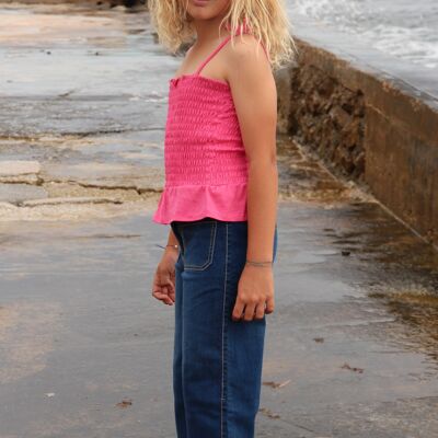 Pantalon en jean fille Réf : 77253