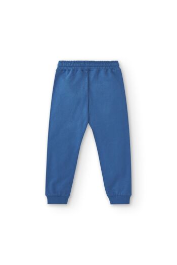 Pantalon garçon en coton bleu Réf : 83103 3