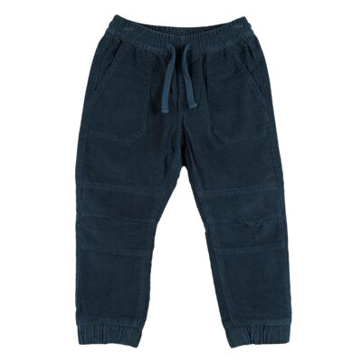Pantaloni blu in velluto a coste da bambino Rif: 77441