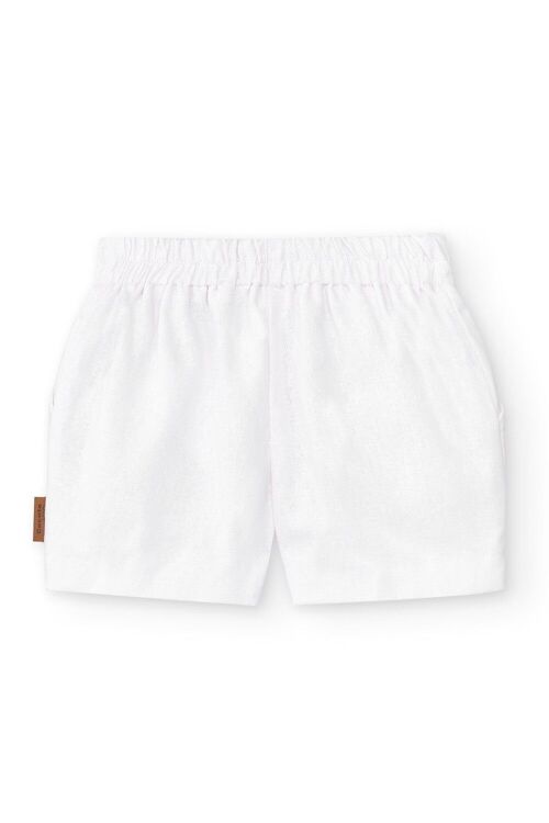 Cocote & Charanga boy's white pants Ref: 51040