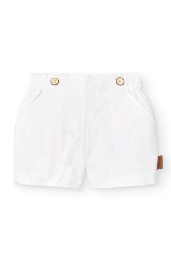 Pantalon blanc garçon Cocote & Charanga Réf : 51040 2