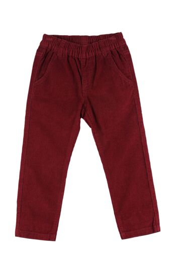 Pantalon garçon bordeaux Réf : 77443 1