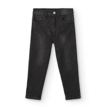 Pantalon garçon noir Réf : 83821 1