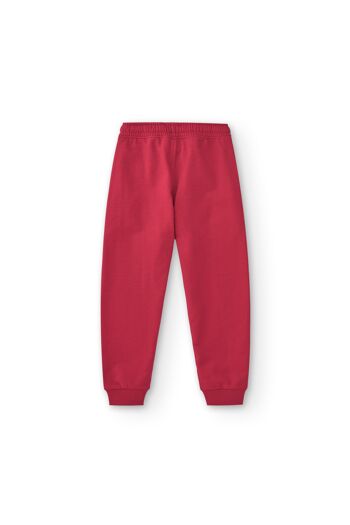 Pantalon garçon en coton rouge Réf : 83103 3