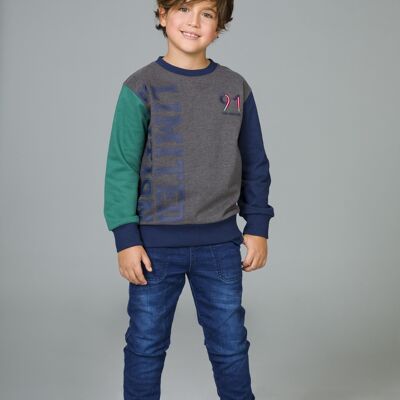 Pantaloni da ragazzo in denim con coulisse Rif: 83107