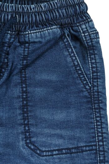 Pantalon à cordon en jean garçon Réf : 83107 6