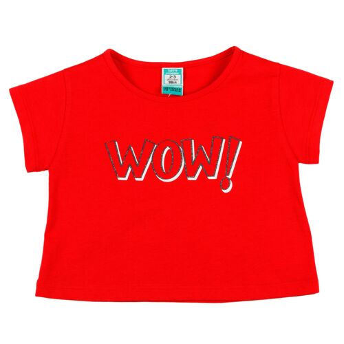 Red girl's t-shirt Ref: 78675