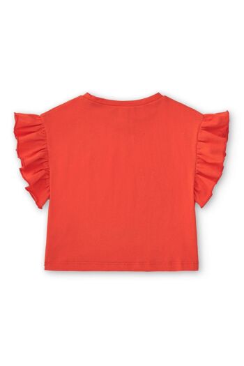 T-shirt fille rouge Réf : 84065 5