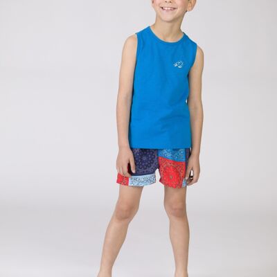 T-shirt blu da bambino Rif: 84126