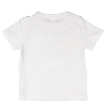 T-shirt garçon blanc Réf : 79834 3