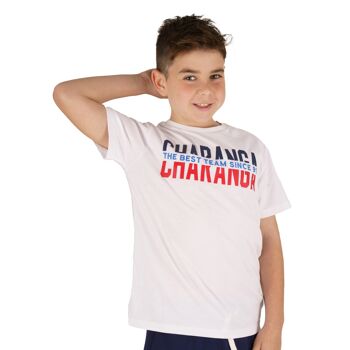 T-shirt garçon blanc Réf : 79145 1