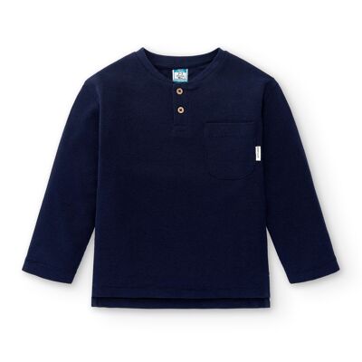 T-shirt da ragazzo blu scuro Rif: 83823