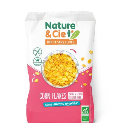 Organic and gluten-free Corn Flakes Nature & Cie
