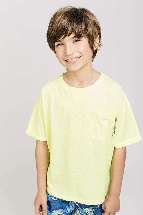 Lime boy's t-shirt Ref: 79142