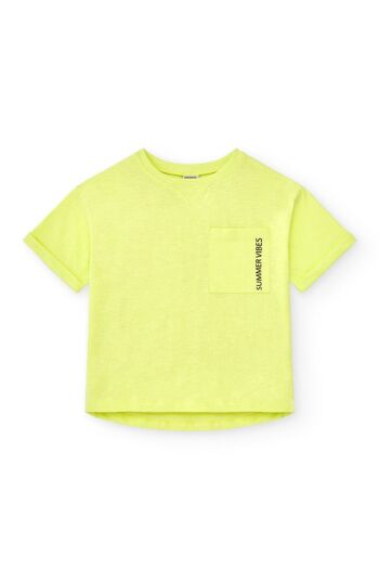 T-shirt garçon citron vert Réf : 79142 2