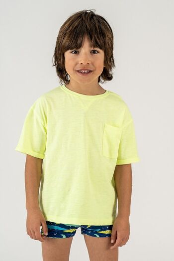 T-shirt garçon citron vert Réf : 79142 3