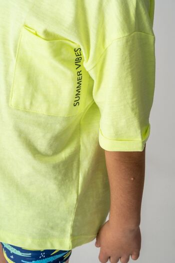 T-shirt garçon citron vert Réf : 79142 4