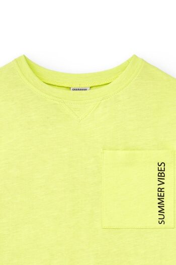 T-shirt garçon citron vert Réf : 79142 6