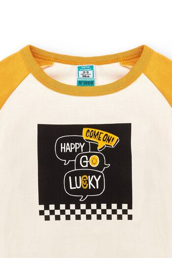 T-shirt garçon Lucky multicolore Réf : 83845 4