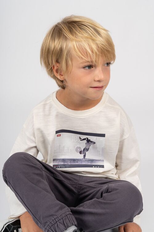 Organic multicolored boy's t-shirt Ref: 83451