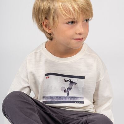 T-shirt organica multicolore da bambino Rif: 83451