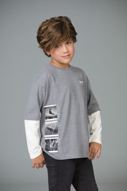 Multicolor skate boy's t-shirt Ref: 86478