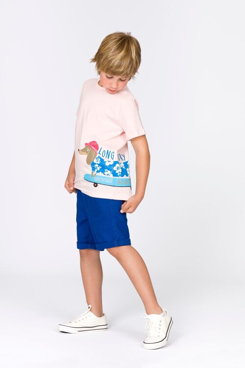 Pink boy's t-shirt Ref: 84440