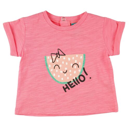 Pink Newborn T-shirt Ref: 79630