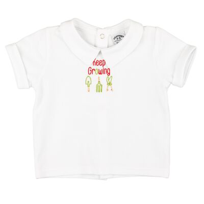 Camiseta recién nacido blanca Ref: 78125