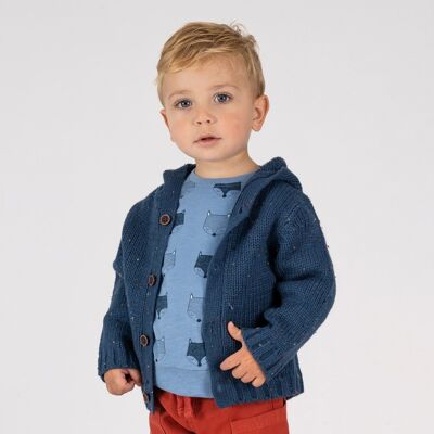 Blaue Baby-Strickjacke Ref: 77573