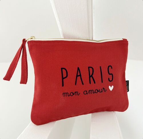 Pochette Spéciale JO "Paris mon Amour" Coloris Tangerine