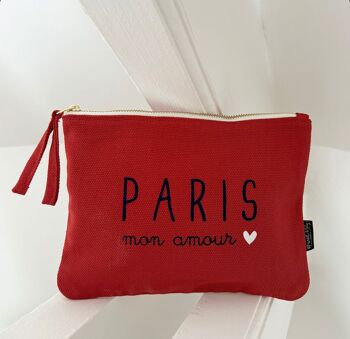 Pochette Spéciale JO "Paris mon Amour" Coloris Tangerine 2