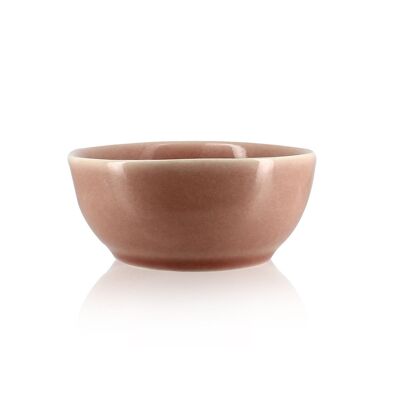 8cm pokebowl bowl in pale pink stoneware 100 ml