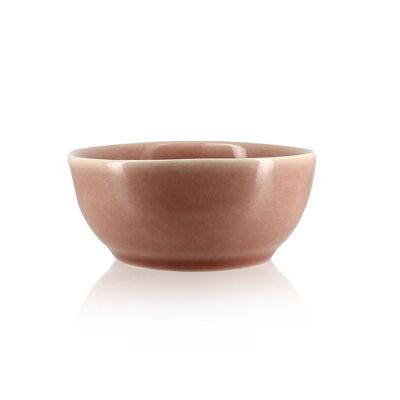 Coupelle 8cm pokebowl en grès rose pâle 100 ml