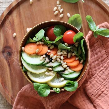 Poke bowl 12.5cm en grès rouge 360 ml 3