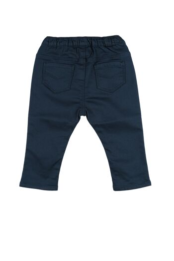 Pantalon bébé basique bleu marine Réf : 77155 2