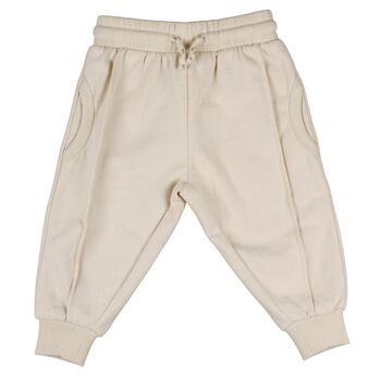 Pantalon bébé couleur pierre 2