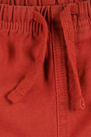 Pantalon bébé orange avec poches 5