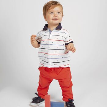 Pantalon bébé rouge Réf : 79005 1