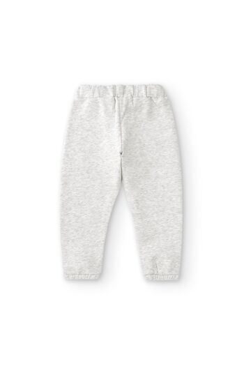 CHG Pantalon gris en peluche fille 2