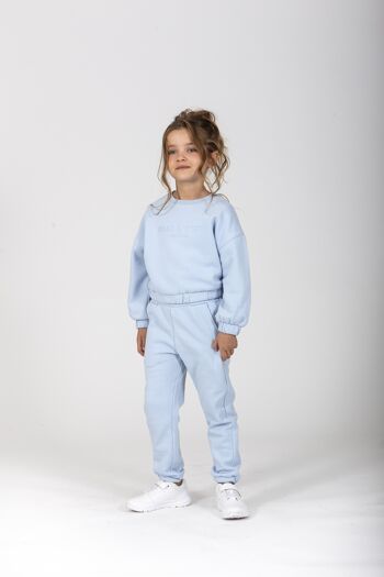 Pantalon fille bleu clair Réf : 83053 5